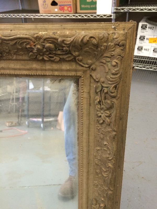 Antique  Vintage mirror   23 wide x 32 high