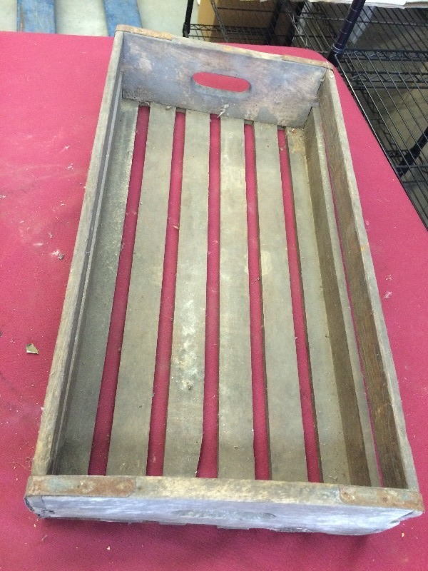 Vintage Crate  -  Measures 28 long x 15 wide x 6 deep