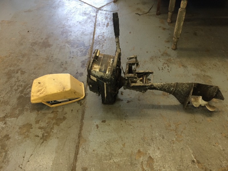 Vintage Montgomery Ward Outboard Motor