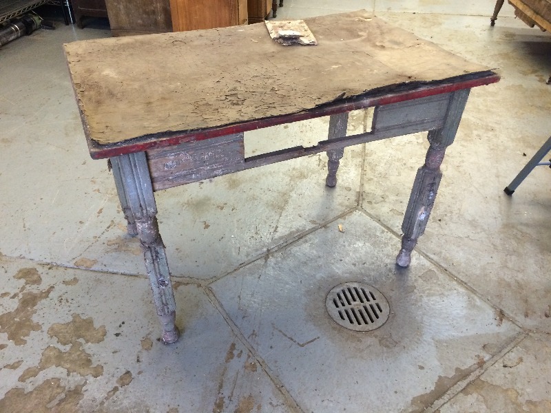 Vintage Table   42 wide x 27 deep x 29 high