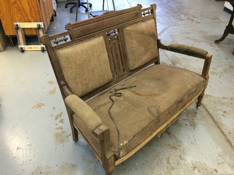 Antique  Vintage Couch  53 long