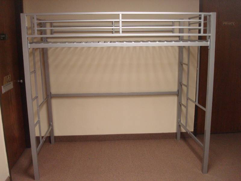 lot 1 image: Metal Bunk Bed Frame, Very Good Condition, Lot Two Was A Part Of Lot One, Comes Apart, Bunk Bed Frame Only