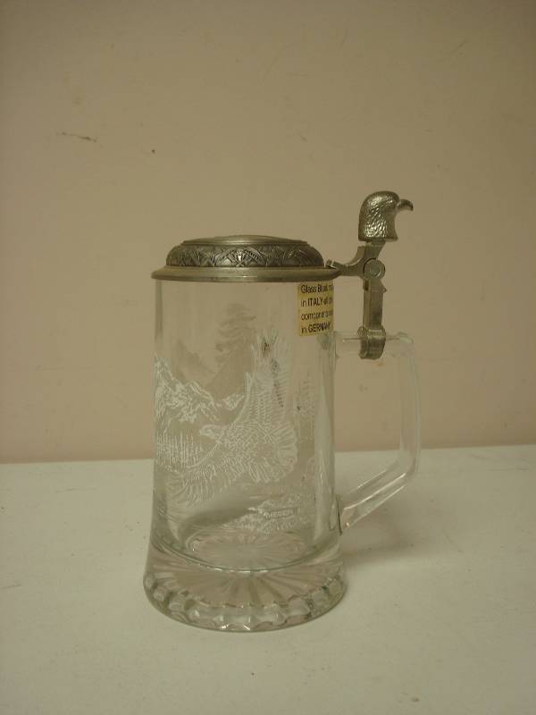 lot 45 image: Domex Clear Glass Eagle Stein