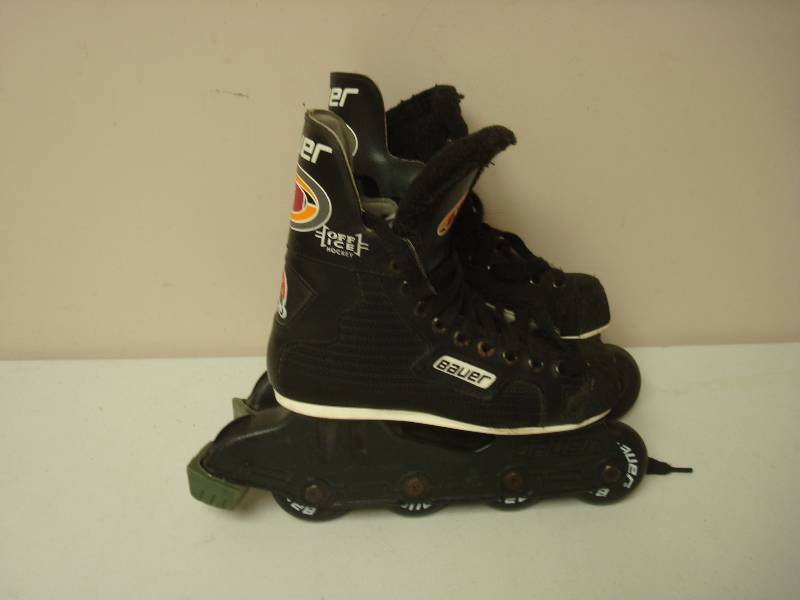 lot 63 image: Bauer Inline Roller Blade Skates, Unsure Of Size