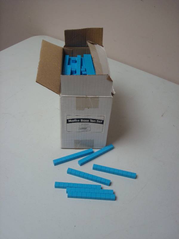 lot 75 image: Math Base Ten Blocks
