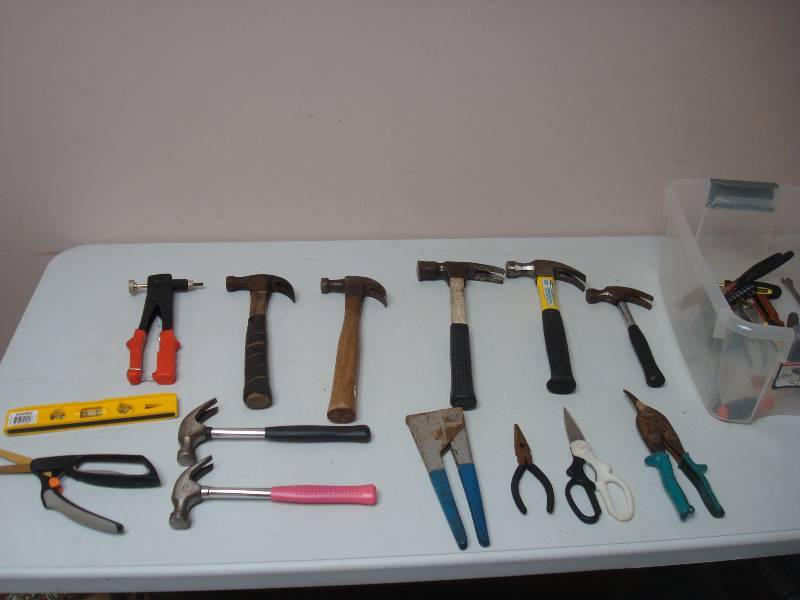 lot 90 image: Lot Of Tools, Lots Of Hammers