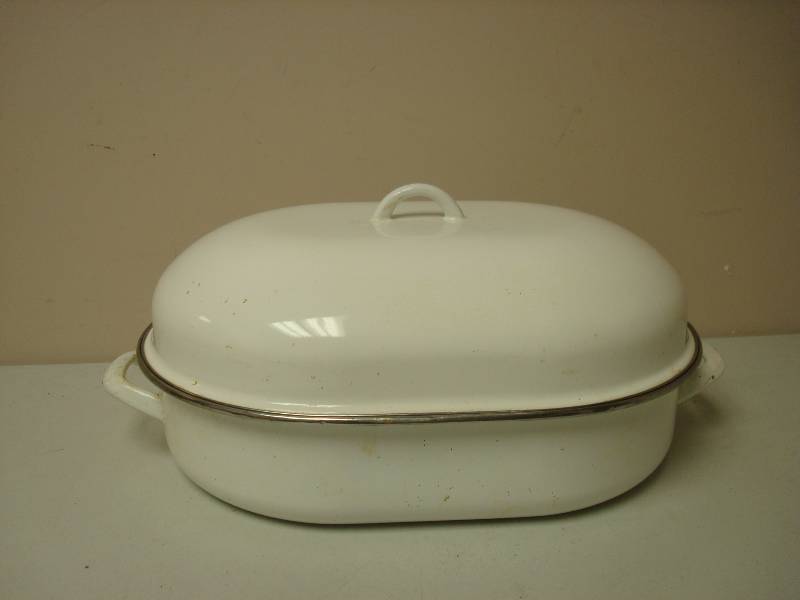 lot 94 image: Large Roaster Pan, Shows Some Wear