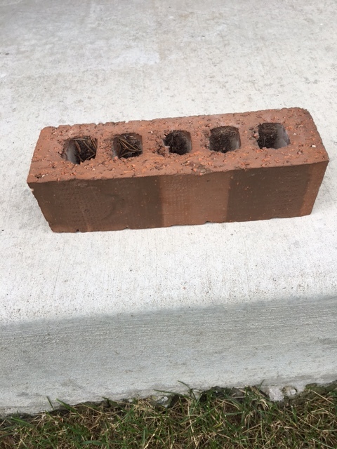 1 Pallet of Brown Blend Decorative Construction Brick