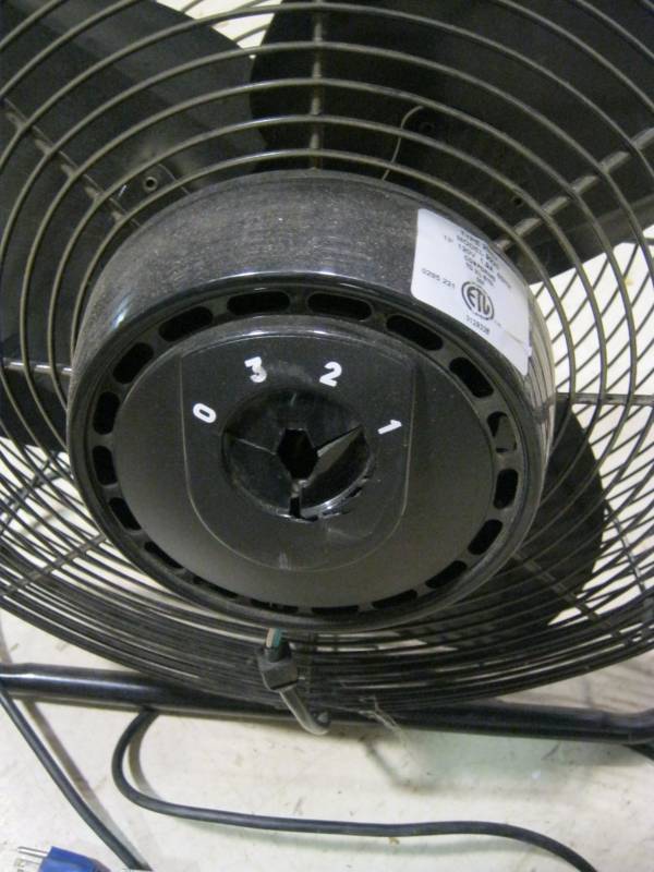 lot 46 image: High Velocity Air King Tilting Fan ...