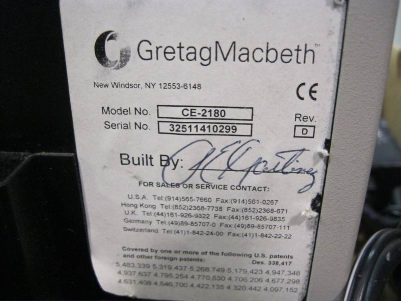 lot 115 image: GretagMacbeth Color Measurement Com...