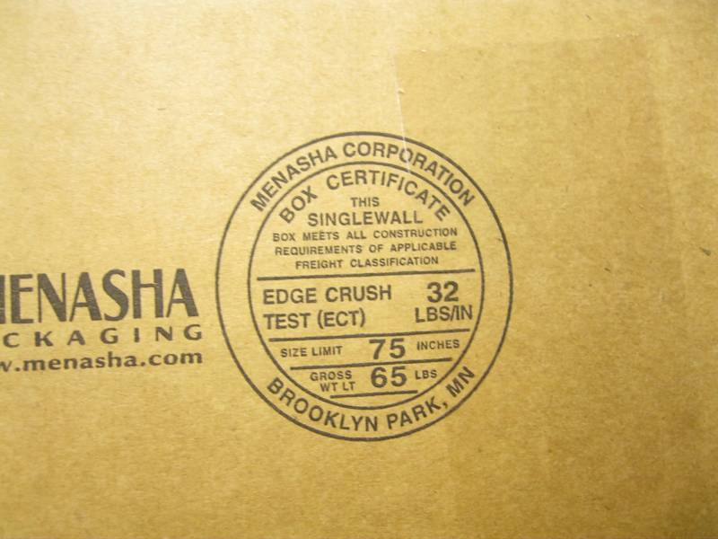 lot 133 image: (61) Cardboard Boxes 12.5x12.5x5...