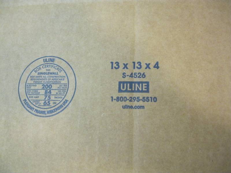 lot 147 image: (19) Uline Cardboard Boxes 10x8x6 ...