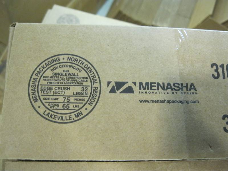 lot 151 image: (49) Menasha Cardboard Boxes 11x8...