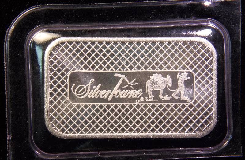 1 TROY OZ. .999 FINE SILVER BAR PROSPECTOR SEALED