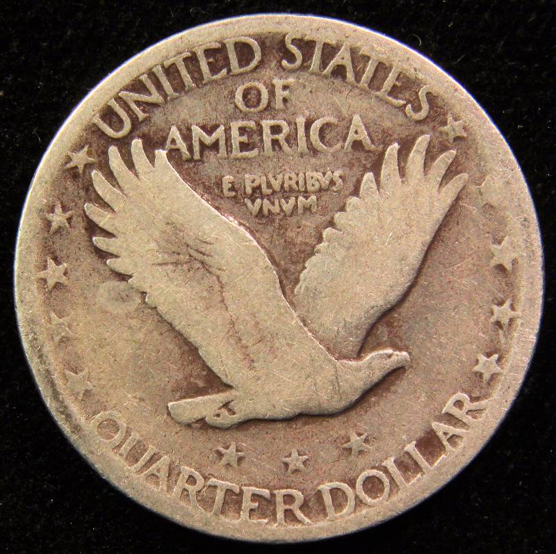 1927 STANDING LIBERTY SILVER QUARTER FINE