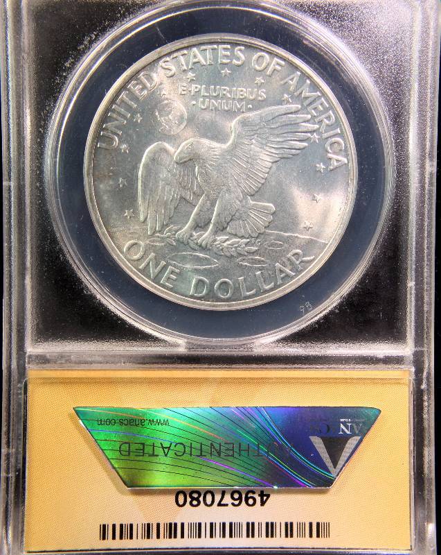 1971-S 40% SILVER EISENHOWER DOLLAR MS65 ANACS