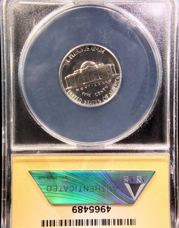 1964 PROOF JEFFERSON NICKEL PF67 ANACS