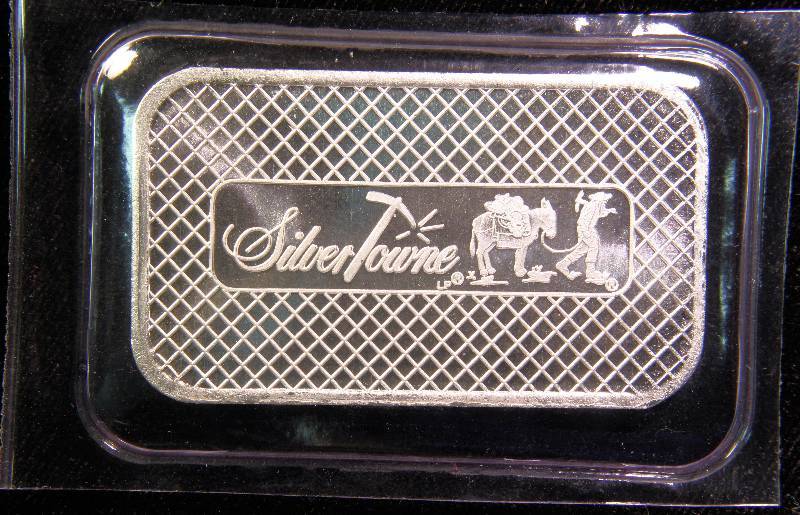 1 TROY OZ. .999 FINE SILVER BAR PROSPECTOR SEALED