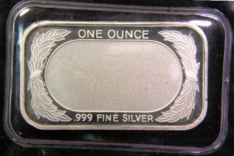 1 TROY OZ. .999 FINE SILVER BAR UNITED STATES FLAG DESIGN SEALED