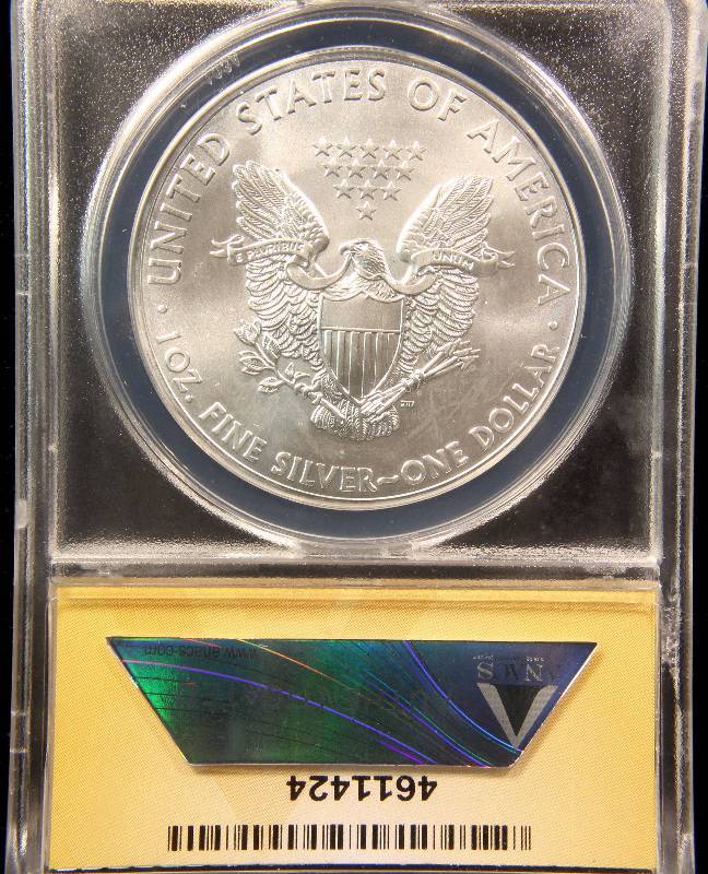 2015 AMERICAN SILVER EAGLE 1 TROY OZ. .999 FINE SILVER DOLLAR MS69 ANACS