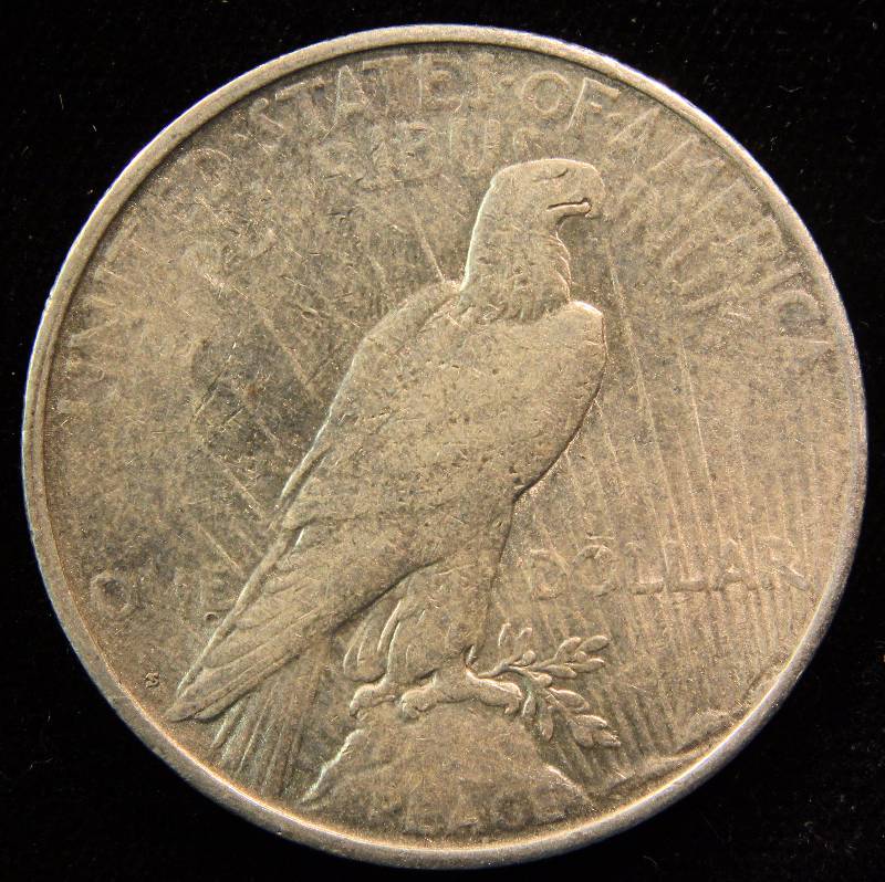 1923-S PEACE SILVER DOLLAR XF
