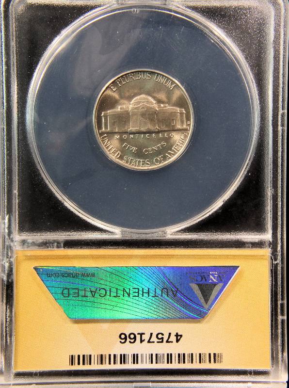 1950-D JEFFERSON NICKEL MS65 ANACS