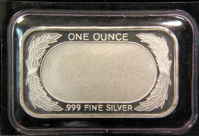 1 TROY OZ. .999 FINE SILVER BAR UNITED STATES FLAG DESIGN SEALED