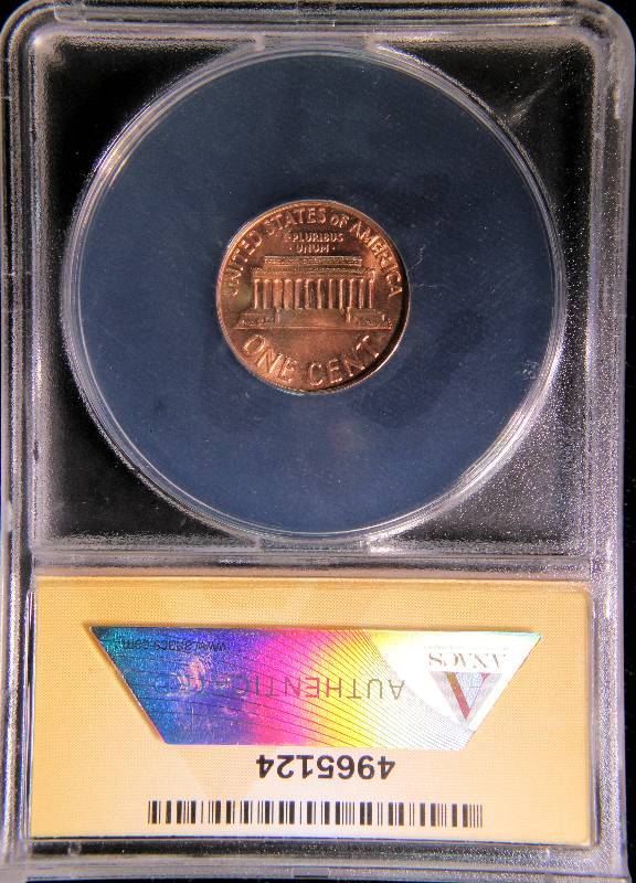 1971-D LINCOLN MEMORIAL CENT MS65 RED ANACS