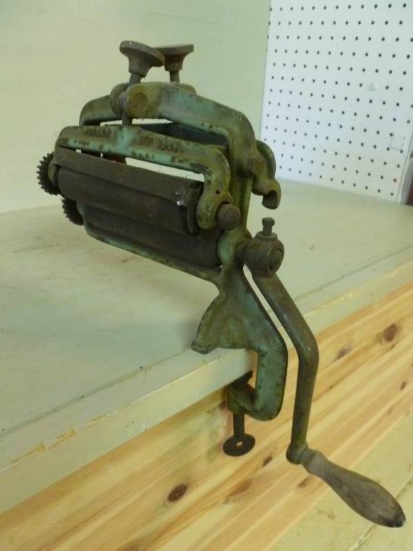 Antique Noodle Cutter | Manannah #220 Antiques, Prints, Stihl Chainsaw ...