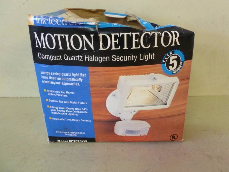 intelectron motion detector security light manual