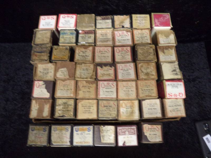Lot - AntiqueVintage Player Piano Music Rolls