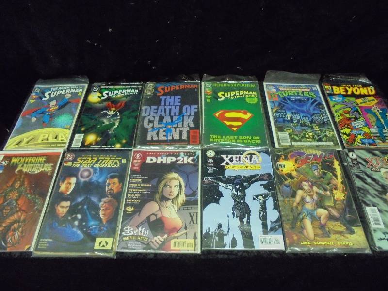 Lot - Misc Comics, Superman, etc