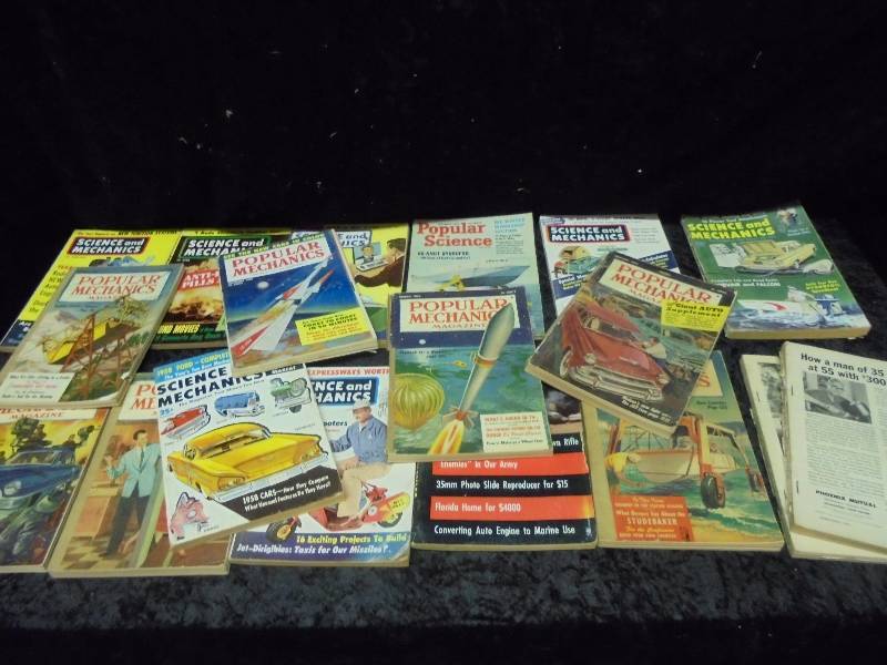 Lot - Vintage Popular Science, etc