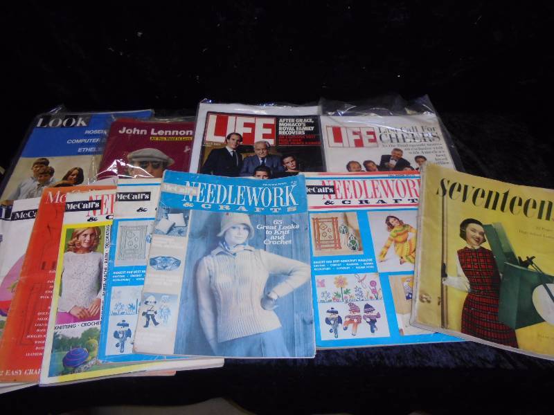 Lot - Misc Vintage Magazines, John Lennon, etc