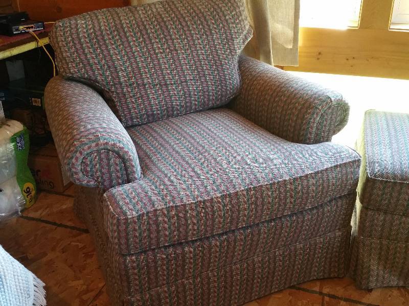 Henredon Custom Folio Collection Chair & Ottoman