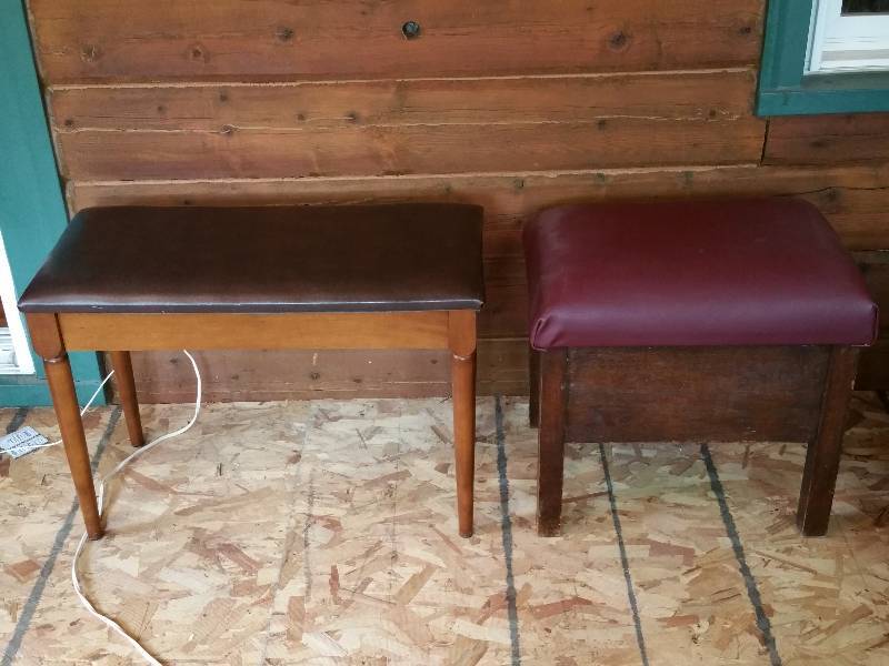 Piano Bench and Storage Ottoman