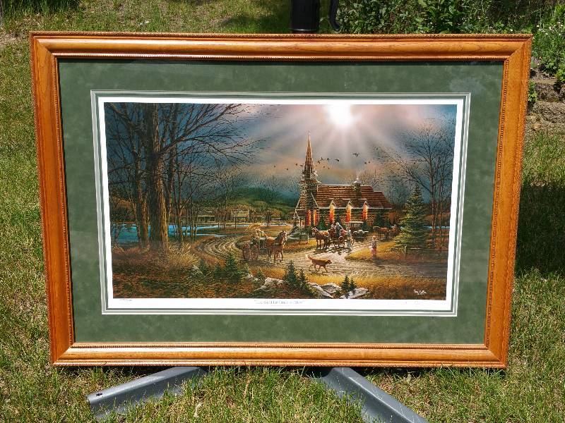 Terry Redlin God Shed His Grace On Thee Signed  Numbered