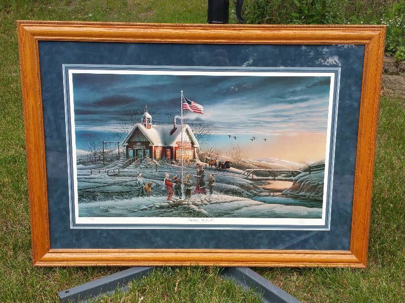 Terry Redlin America America Signed  Numbered