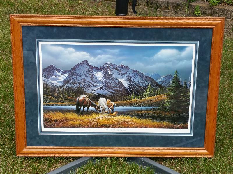 Terry Redlin For Purple Mountains Majesty Signed  Numbered