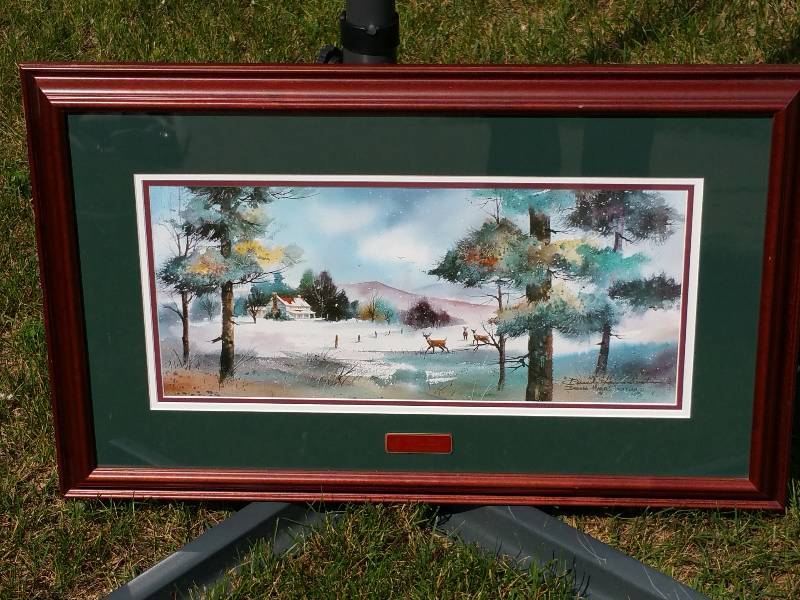 Brenda Harris Tustian Winter Whisper Signed  Numbered
