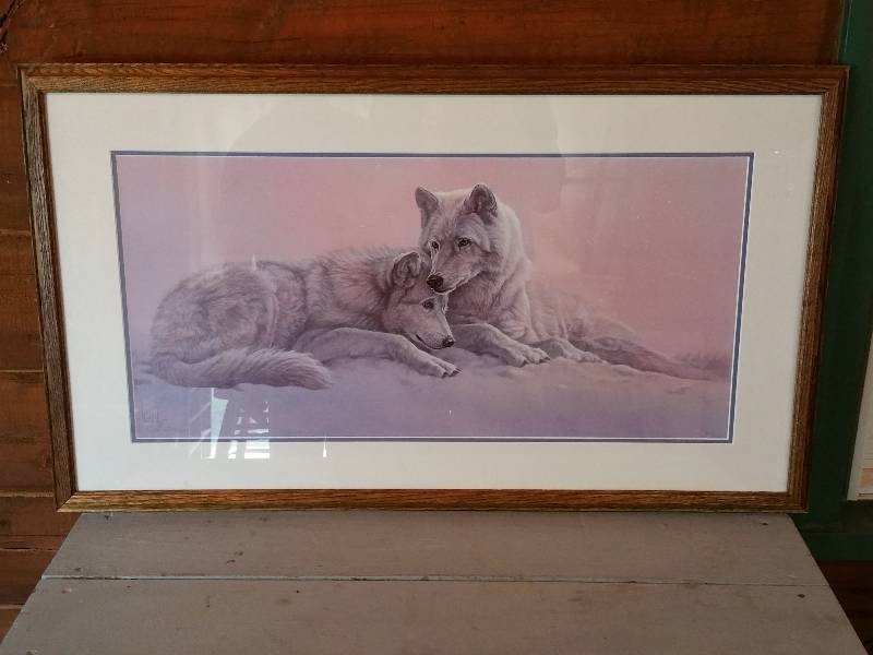Lee Cable Wolf Signed  Numbered