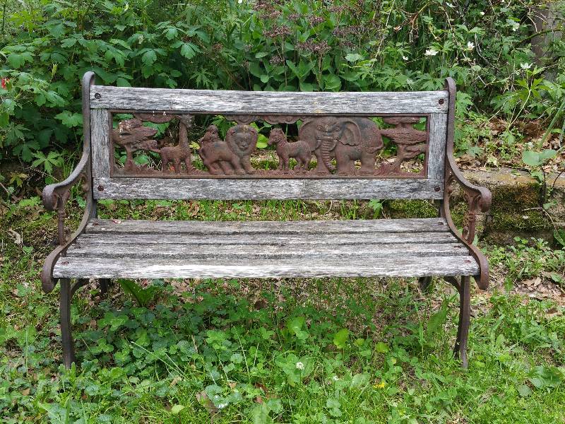 Cast Iron Childs Bench