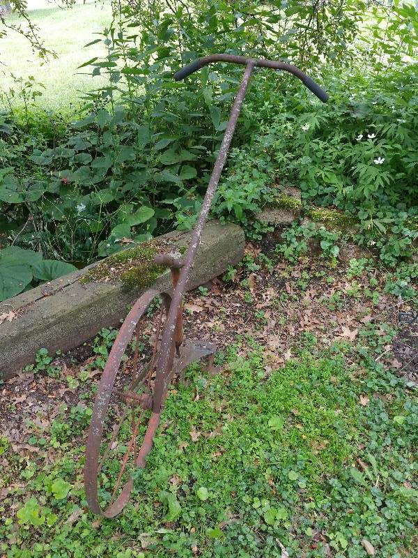 Vintage Walk Behind Cultivator