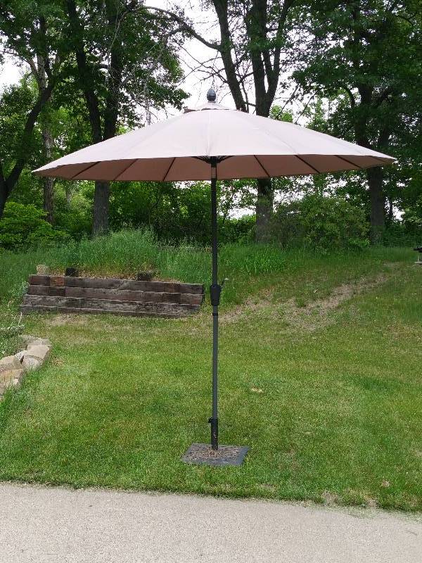 Table Umbrella With Stand