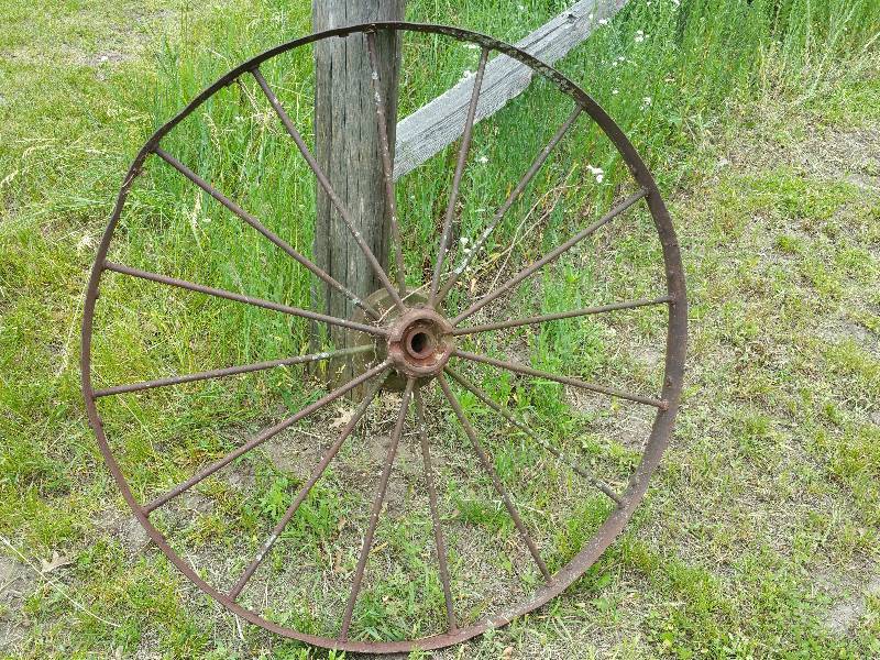 44 Antique Steel Wheel