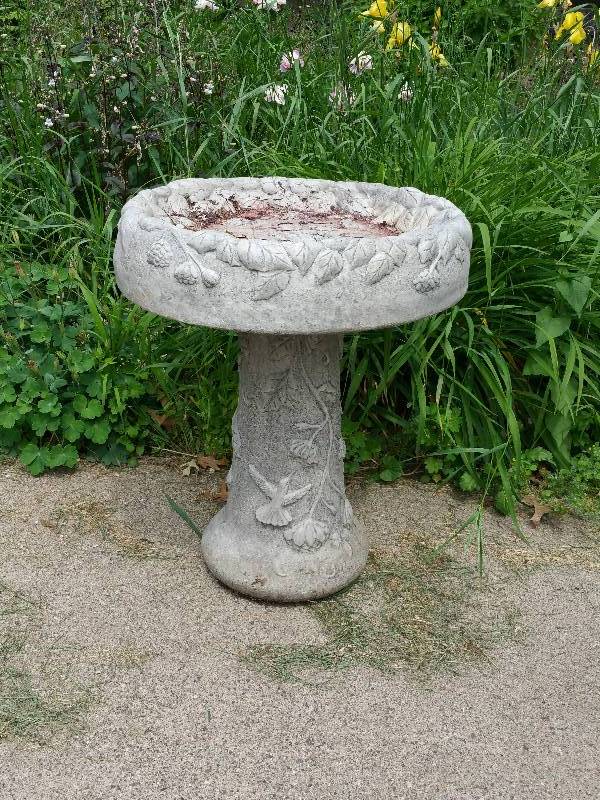 Concrete Bird Bath