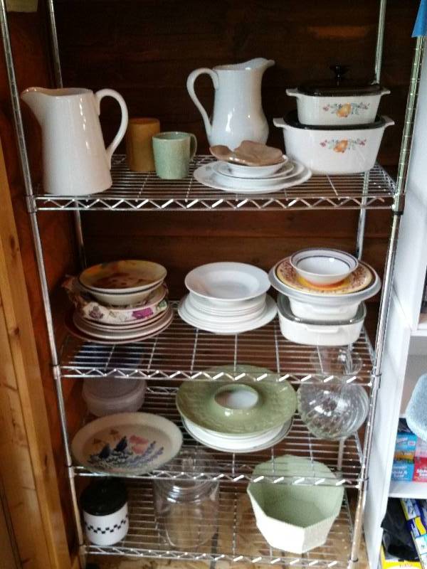 Large Group of Dishware  Serving Ware
