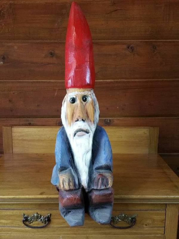 Chainsaw Carved Gnome