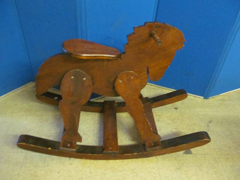 lot 36 image: rocking horse