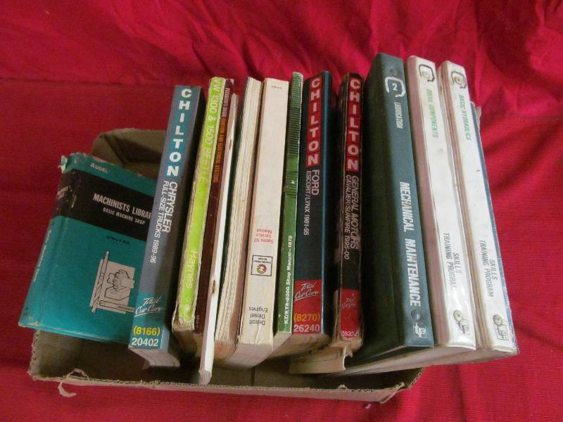 lot 90 image: auto manuals